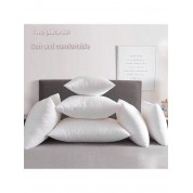 Jade White Brushed Pillow Core Bedding Set