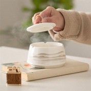 Deluxe Windproof Ceramic Ashtray With Lid