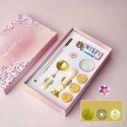 Luxury Cherry Blossom Wax Seal Stamp Set