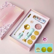 Luxury Cherry Blossom Wax Seal Stamp Set