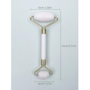 White Stone Facial Roller For Skin Care