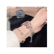 Elegant Jade Metal Apple Watch Band