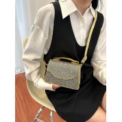 Retro Pvc Mini Square Bag For Glamorous Events