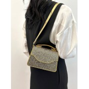 Retro Pvc Mini Square Bag For Glamorous Events