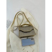 Retro Pvc Mini Square Bag For Glamorous Events