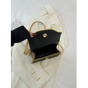 Retro Pvc Mini Square Bag For Glamorous Events