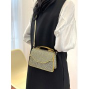 Retro Pvc Mini Square Bag For Glamorous Events