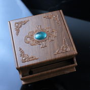 Vintage High-end Jade Relief Cigarette Box