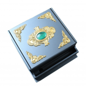 Vintage High-end Jade Relief Cigarette Box