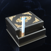 Vintage High-end Jade Relief Cigarette Box