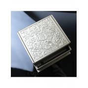 Vintage High-end Jade Relief Cigarette Box