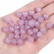 Multi-color Glass Imitation Jade Beads