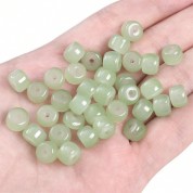 Multi-color Glass Imitation Jade Beads