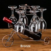 Elegant Wall-mounted Wine Rack