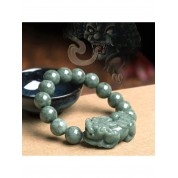 Natural Grade A Ice Jade Pixiu Bracelet