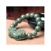 Natural Grade A Ice Jade Pixiu Bracelet