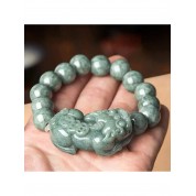 Natural Grade A Ice Jade Pixiu Bracelet