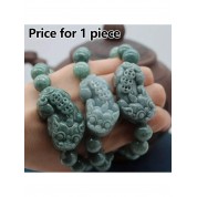 Natural Grade A Ice Jade Pixiu Bracelet