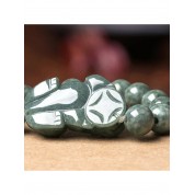 Natural Grade A Ice Jade Pixiu Bracelet