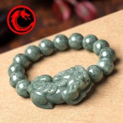 Natural Grade A Ice Jade Pixiu Bracelet