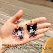 Cute Cartoon Acrylic Keychains Set