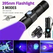 395nm Uv Purple Light Led Flashlight