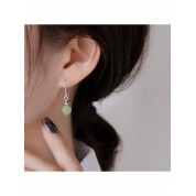 Luxurious Imitation Hetian Jade Earrings