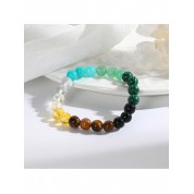 Versatile Green Peacock Jade Stone Bracelet