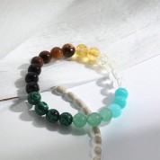 Versatile Green Peacock Jade Bracelet