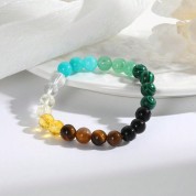 Versatile Green Peacock Jade Bracelet