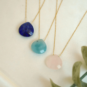 Elegant Natural Jade Pendant Necklace