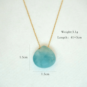 Elegant Natural Jade Pendant Necklace