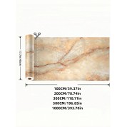 Yellow Jade Marble Self-adhesive Kitchen Sticker