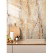 Yellow Jade Marble Self-adhesive Kitchen Sticker