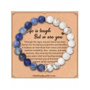 Versatile 8mm Natural Gemstone Bead Bracelet