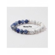 Versatile 8mm Natural Gemstone Bead Bracelet