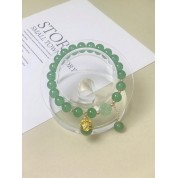 Elegant Four Leaf Clover Jade Beads Bracelet