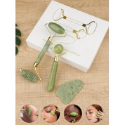 Jade Roller & Gua Sha Set For Face Massage