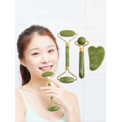 Jade Roller & Gua Sha Set For Face Massage