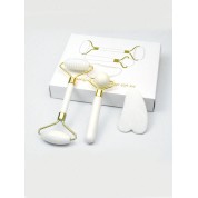 Jade Roller & Gua Sha Set For Face Massage