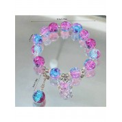 Exquisite Multicolor Butterfly Jade Bracelet