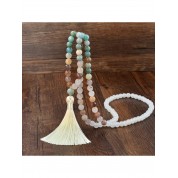 108 Beads Handmade Crystal Jade Yoga Necklace