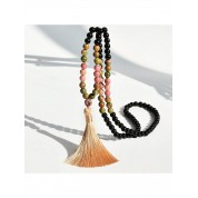 108 Beads Handmade Crystal Jade Yoga Necklace