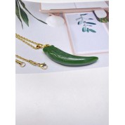 Elegant Blue Jade Lady Necklace Pendant