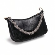 Versatile Heavy Metal Irregular Chain Bag