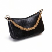 Versatile Heavy Metal Irregular Chain Bag