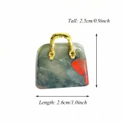 Natural Crystal Mini Tote Bag Decor