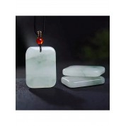 Natural Jade Buddha Peace Pendant Necklace