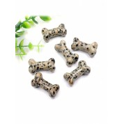 2pcs 30mm Dog Bone Crystal Charms