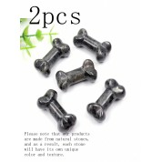 2pcs 30mm Dog Bone Crystal Charms